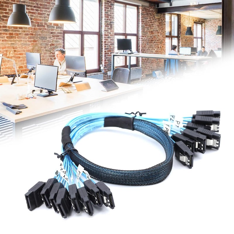 SATA 3 Data Cable 0 5m 7 Pin for Mining Rigs SSD HDD Drive Connection - Image 4
